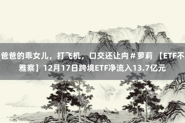 爸爸的乖女儿，打飞机，口交还让禸＃萝莉 【ETF不雅察】12月17日跨境ETF净流入13.7亿元
