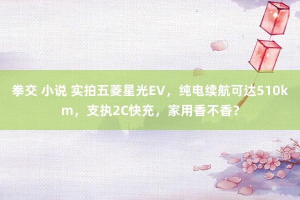 拳交 小说 实拍五菱星光EV，纯电续航可达510km，支执2C快充，家用香不香？