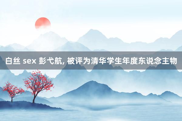 白丝 sex 彭弋航， 被评为清华学生年度东说念主物