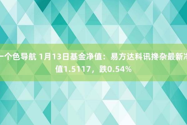 一个色导航 1月13日基金净值：易方达科讯搀杂最新净值1.5117，跌0.54%