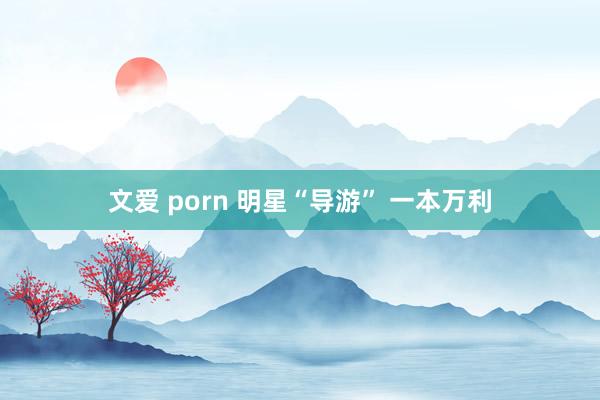 文爱 porn 明星“导游” 一本万利