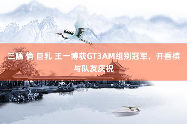 三隅 倫 巨乳 王一博获GT3AM组别冠军，开香槟与队友庆祝